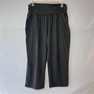 U-E-U Cropped Grey Wide Leg Pants - Size XL